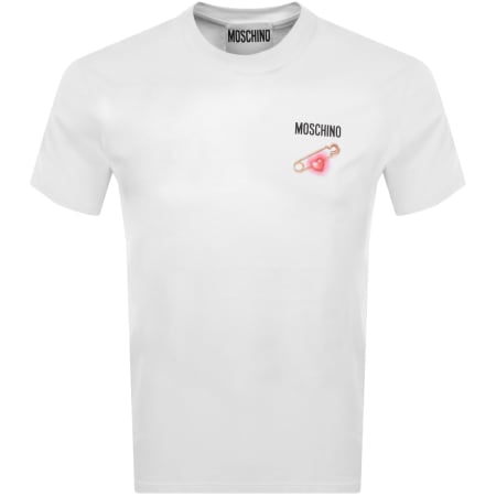 激安先着 Logo Moschino T States United Menswear Mainline | White Shirt トップス